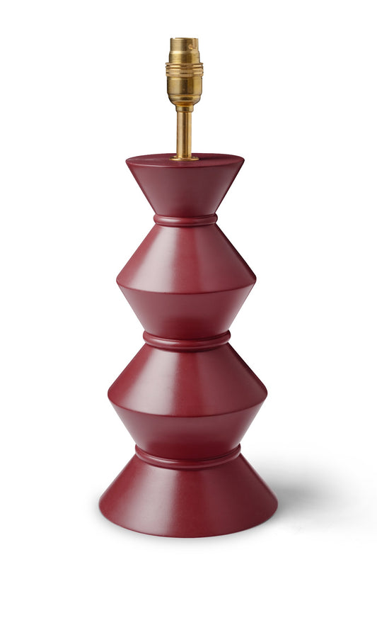 Ziggy totem lamp base ~ red