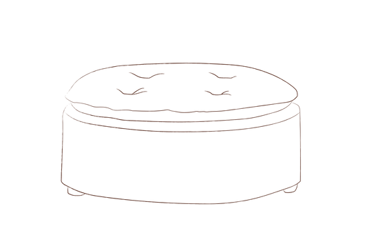 Stowe Ottoman (Round)