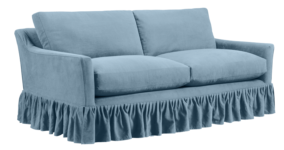 Sonder frill slipcover sofa