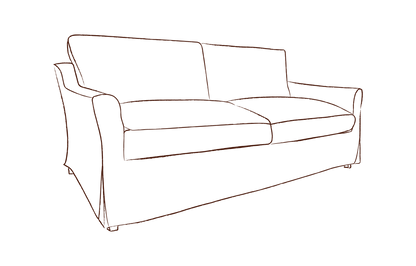 Sonder tailored slipcover sofa-bed