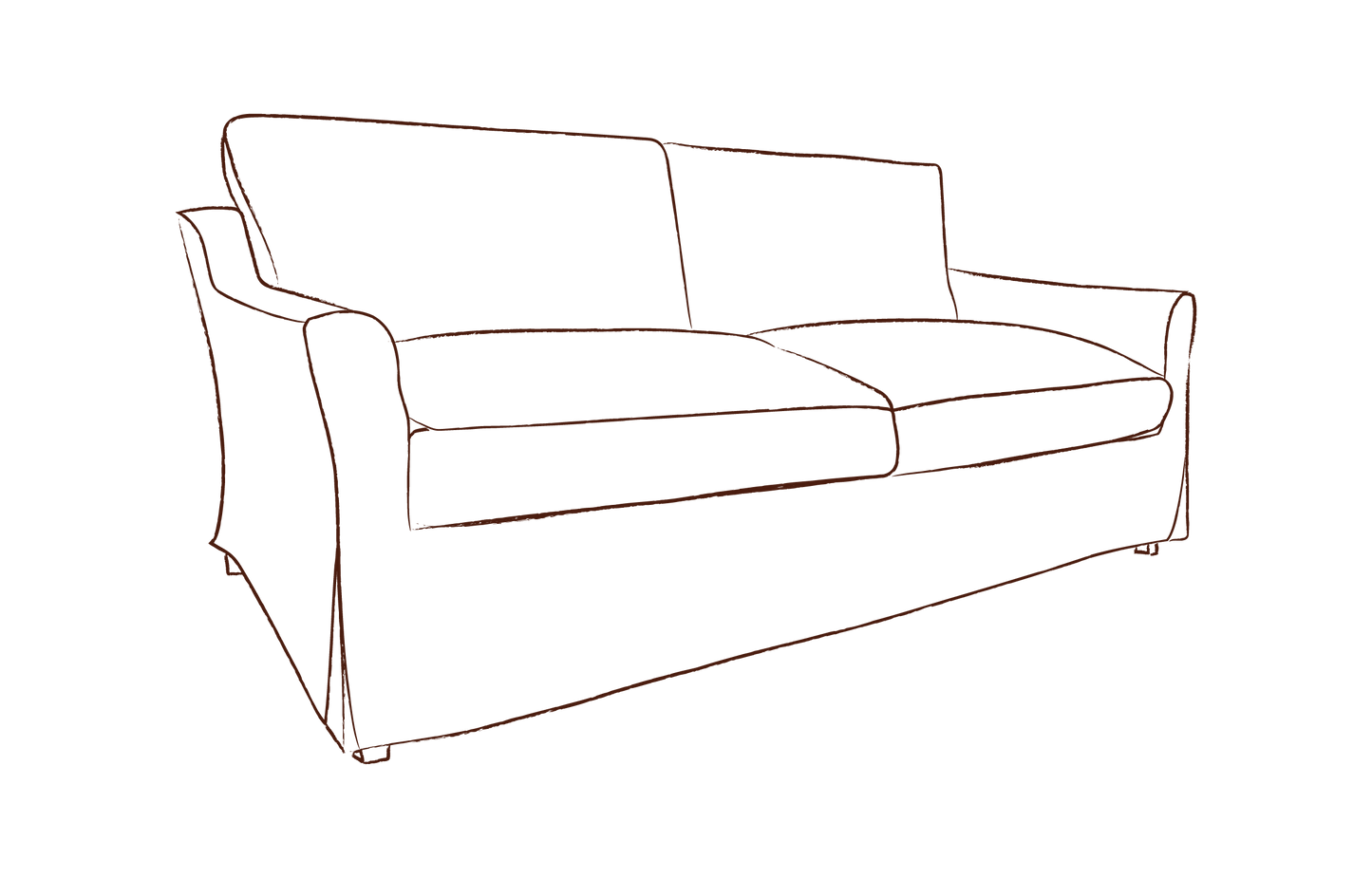 Sonder tailored slipcover sofa