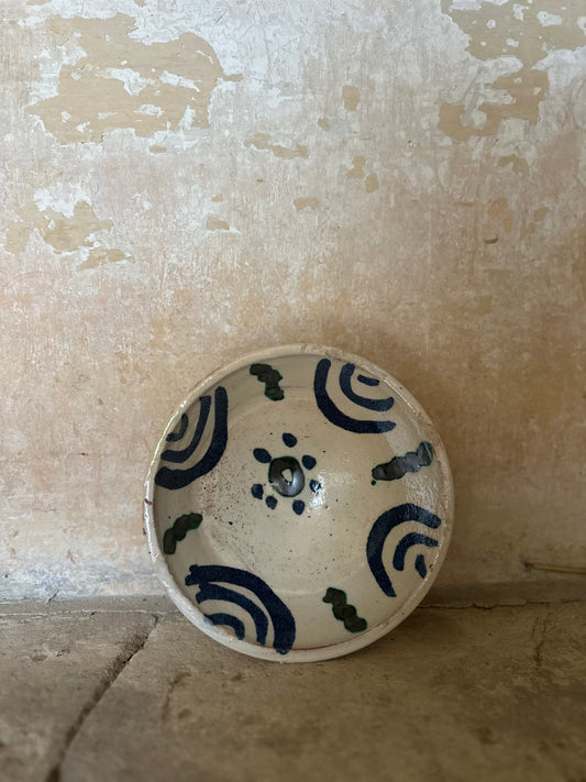 Deep painted bowl