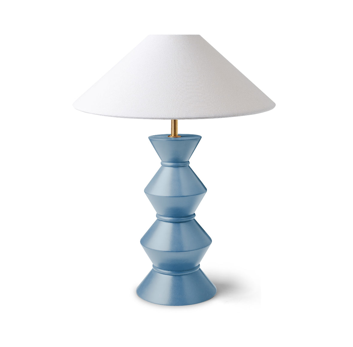 Ziggy totem lamp base ~ blue