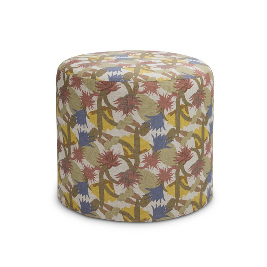 Maro x The Roost Trendel tailored slipcover ottoman
