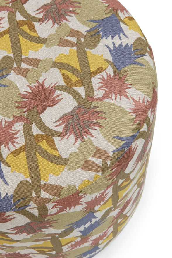 Maro x The Roost Trendel tailored slipcover ottoman