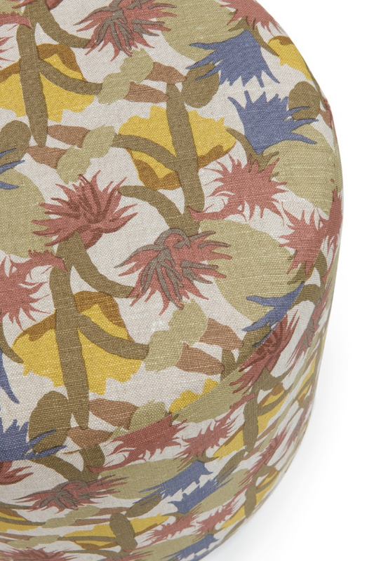 Maro x The Roost Trendel tailored slipcover ottoman