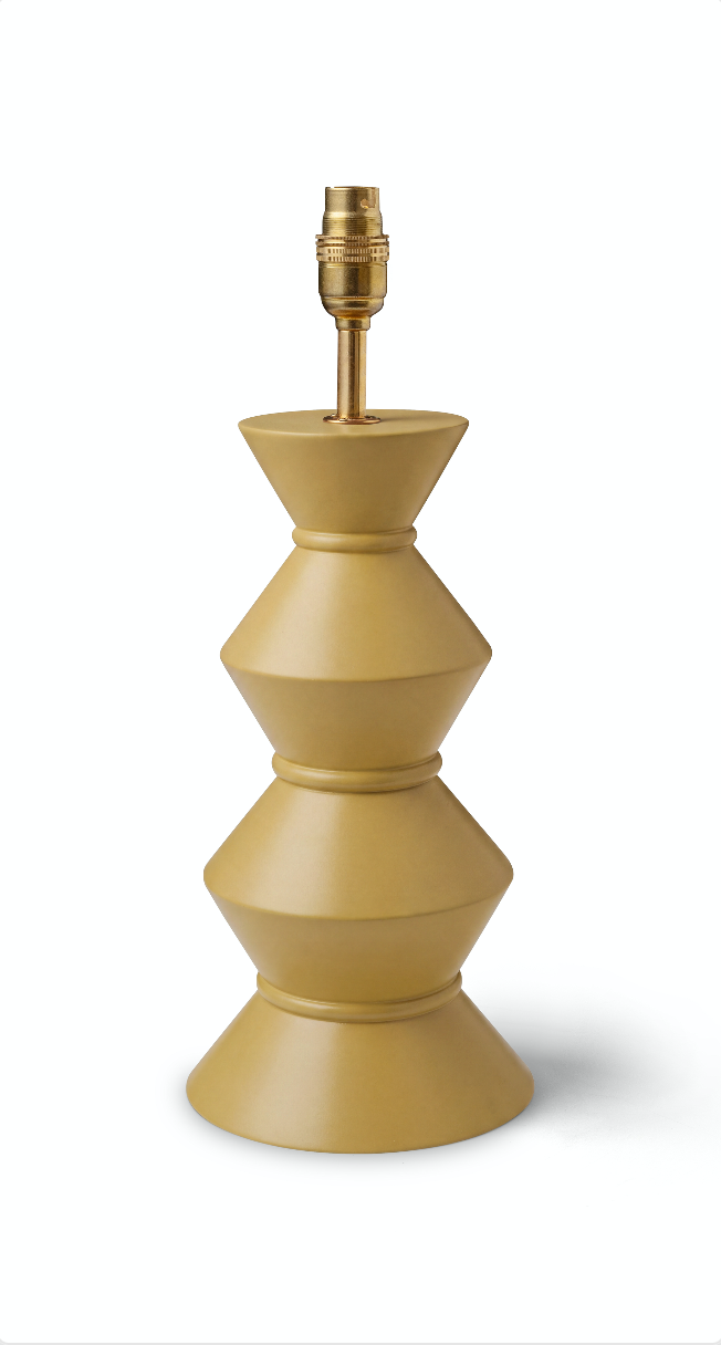 Ziggy totem lamp base ~ Ochre