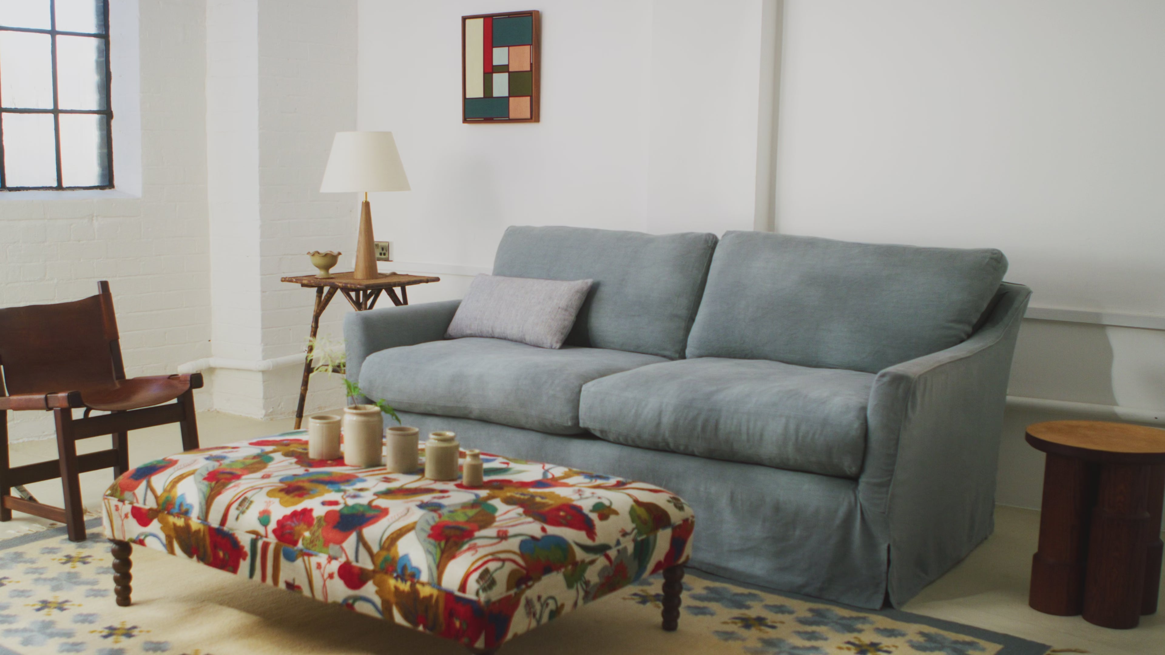 Load video: Beautifully handcrafted sofas, chairs &amp; ottomans made without chemicals or FR-treated fabrics. We do things a little differently, celebrating traditional craft techniques whilst ensuring our designs are perfectly geared up for modern life.